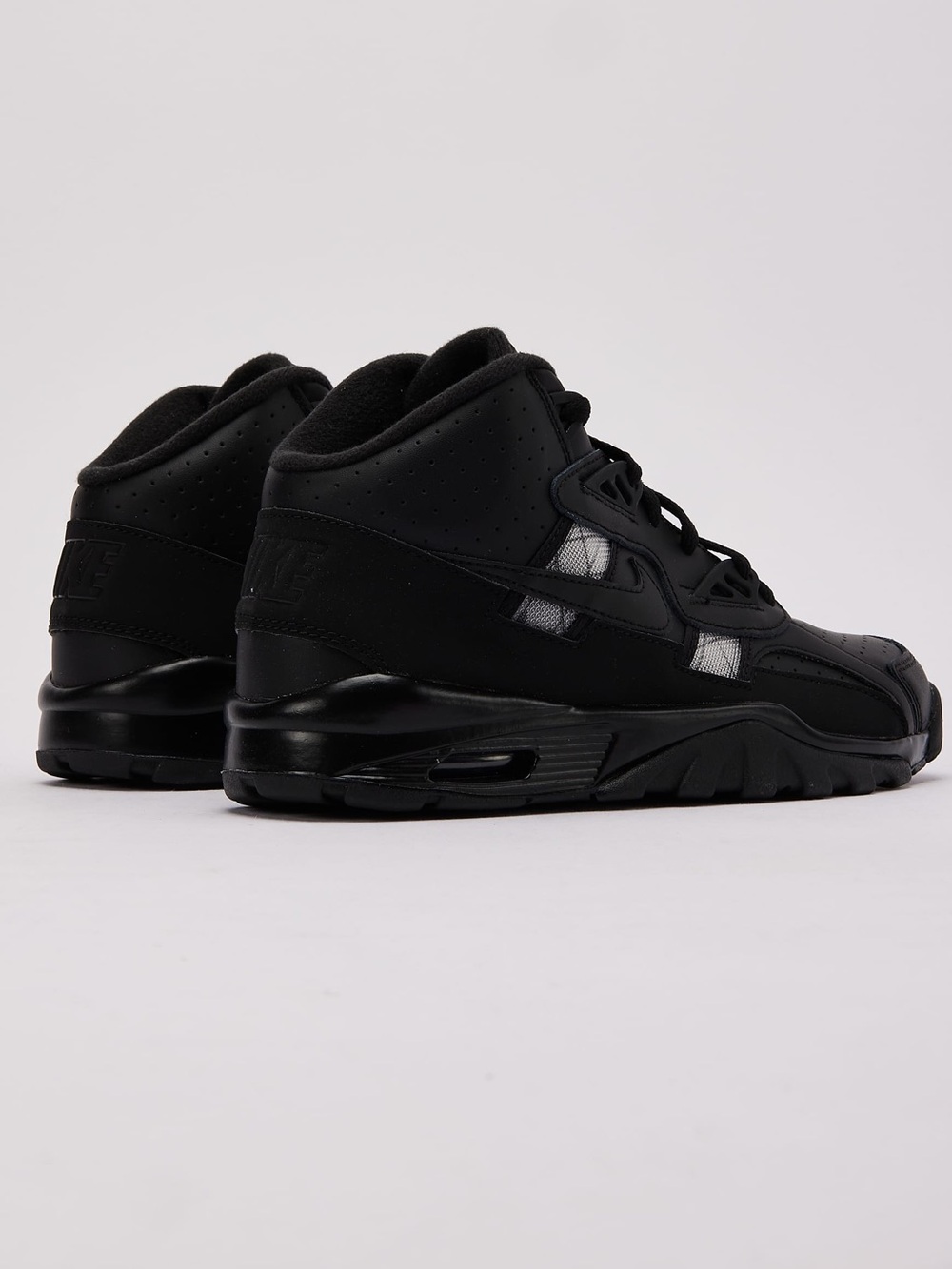Men’s Nike Air Trainer SC High in Triple Black Size 11.5 - Picture 3 of 5